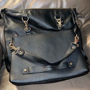 NWOT Bella Luno boos Diaper bag, vegan leather
